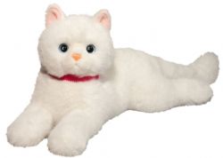 PELUCHE - CHAT DLUX BLANC 15